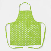 Chic Lime Green Polka Dot Pattern Schort (Voorkant)