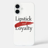 Chic Lipstick Smear and Loyalty Case-Mate iPhone Case (Achterkant)