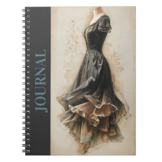 Chic Little Black Dress Journal LBD Mode liefhebbe Notitieboek