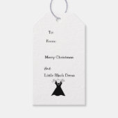 Chic Little Black-nummer Cadeaulabel (Voorkant)