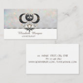 Chic Lotus Moon Opal Visitekaartje (Voorkant / Achterkant)