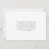 Chic Love et Merci Dusty Blue Floral Aquarelle (Dos)