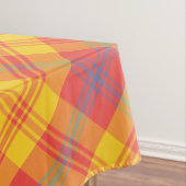 Chic Lright Red, Jaune et Bleu Plaid Nappe (In Situ)