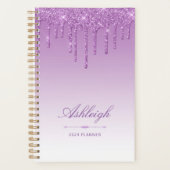 Chic Luxe Paillettes Gouttes Violet 2024 (Devant)