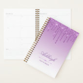 Chic Luxe Paillettes Gouttes Violet 2024 (Devant avec enveloppe)