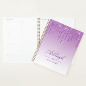 Chic Luxe Paillettes Gouttes Violet 2024 (Devant avec enveloppe)