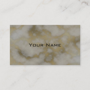 Chic Luxury Grey & Gold Marble Pattern Achtergrond Visitekaartje