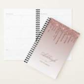Chic Luxury Parties scintillant Drips Rose Gold 20 (Devant avec enveloppe)