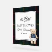 chic Luxury Teddy Bear baby shower  (Angle)