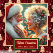 Chic M. et Mme Claus Gold Trees Serviette de bain