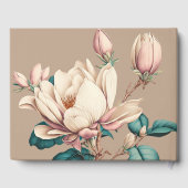 chic magnolia floral gastenboek (Achterkant)