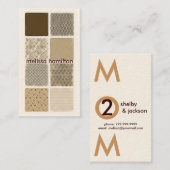 Chic mama Calling Card Contactkaartje (Voorkant / Achterkant)