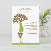 Chic mama-to-Be Baby Shower-uitnodigingen Kaart (Staand voorkant)