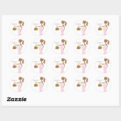 Chic Maman Pour Être Stickers Baby shower (Feuille)