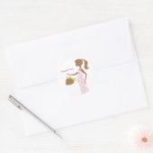 Chic Maman Pour Être Stickers Baby shower (Enveloppe)