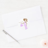 Chic Maman Pour Être Stickers Baby shower (Enveloppe)