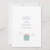 Chic Mariée Silhouette Citron Invitation Brunch de (Dos)