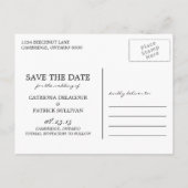  Chic Mason Jar sparen het Briefkaart van de Datum (Achterkant)