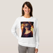 Chic Masquerade design T-shirt (Devant entier)