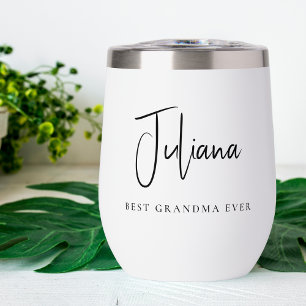 Chic Meilleur grand-mère jamais Calligraphie Scrip
