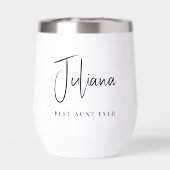 Chic Meilleure tante jamais Calligraphie Script Mo (Arrière)