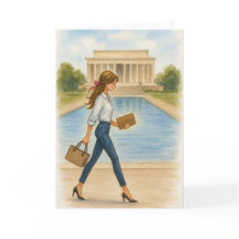Chic Meisje in Washington, DC