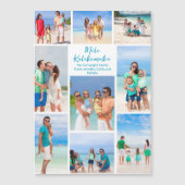 Chic Mele Kalikimaka Family Photo Collage Magnet (Devant)