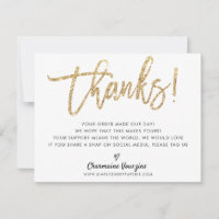 CHIC MERCI calligraphie moderne parties scintillan