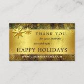 Chic Merci or QR Carte de visite de Noël (Devant)