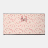 Chic mignon rose Motif de coeur (Recto)