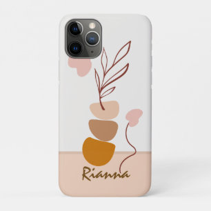 Chic Minimal Modern Abstract iPhone 11 Pro Hoesje