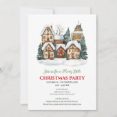 Chic minimalist Christmas scene festive dinner  Kaart (Voorkant)