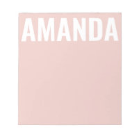 Chic Minimalist Roze - Aangepaste naam