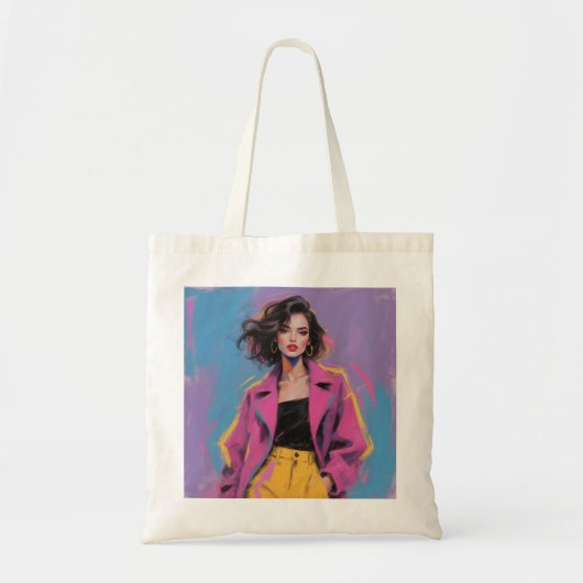Chic Minimalist Tote Bag  (Voorkant)