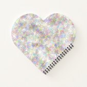 Chic Minimalist: Zwart-wit Bloemen Notitieboek (Achterkant)