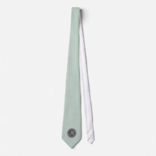 CHIC MINT GREEN STRIPES EN MONOGRAM STROPDAS