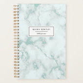 Chic Mint Marbre Vert Personnalisé (Devant)