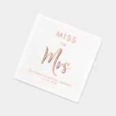 Chic Miss À Mme Fête des mariées Rose Gold (Gauche)