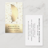 Chic Mobile Notional Gold Foil Quill Visitekaartje (Voorkant / Achterkant)