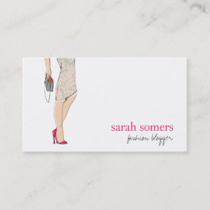 Chic Mode Blogger Stijlvol Mode Model Visitekaartje