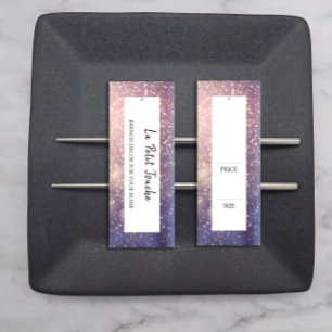 Chic Mode Kleding Verhangend Label Display Price Mini Visitekaartjes