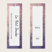 Chic Mode Kleding Verhangend Label Display Price Mini Visitekaartjes (Voorkant /achterkant)