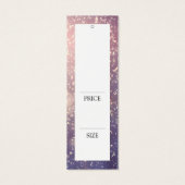 Chic Mode Kleding Verhangend Label Display Price Mini Visitekaartjes (Achterkant)