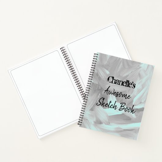 Chic Modern Artsy Sketch Book Notitieboek (Binnen)