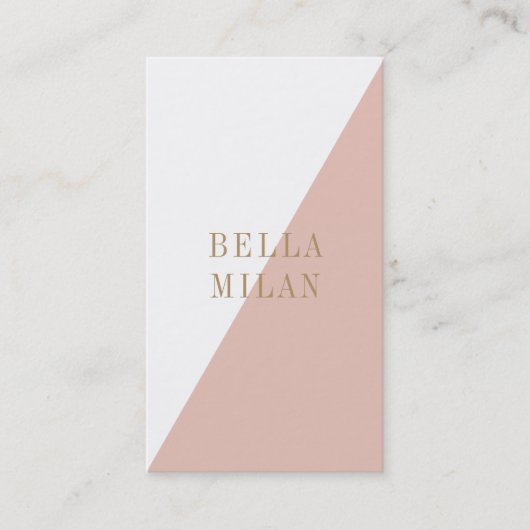 Chic Modern Business Card Visitekaartje (Voorkant)