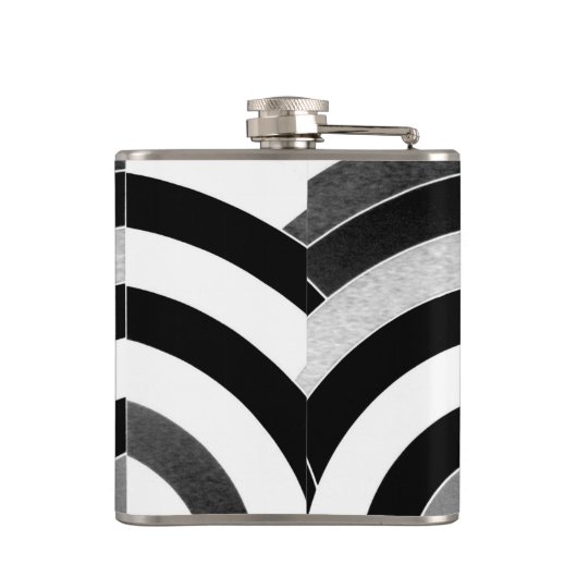 chic modern elegant chevron heupfles (Achterkant)