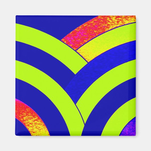 chic modern elegant chevron magneet (Voorkant)