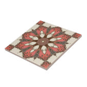 Chic Modern Floral Geometric Design Tegel Tegeltje (Zijkant)