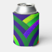 chic modern gesofisticeerde chevrons blikjeskoeler (Blikje Achterkant)