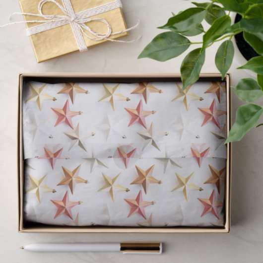 Chic Modern kerstStar-versieringen Tissuepapier (Geschenk)